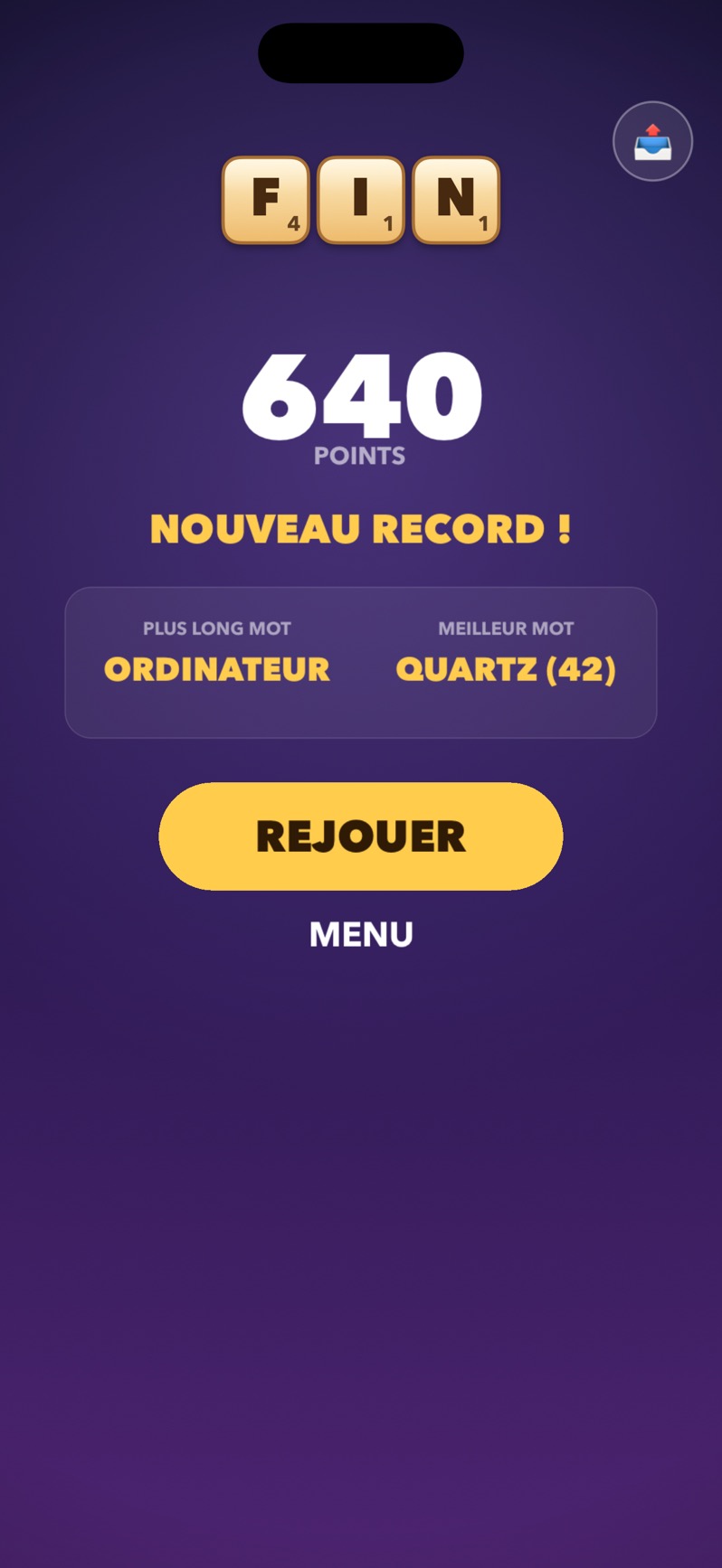 Mot en Chute — 2