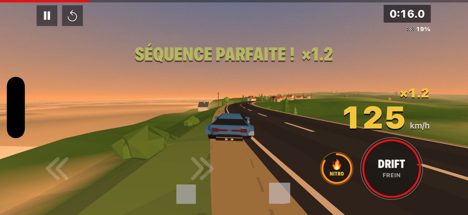Séquence parfaite à l'heure dorée
