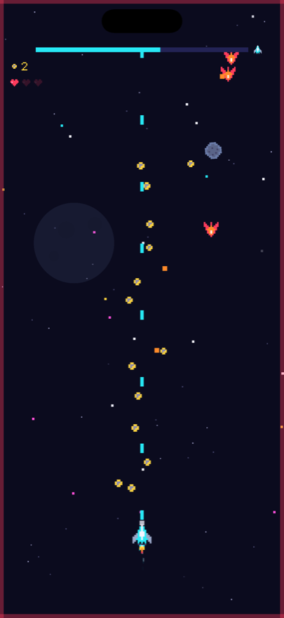 Un saut arcade en plein vol